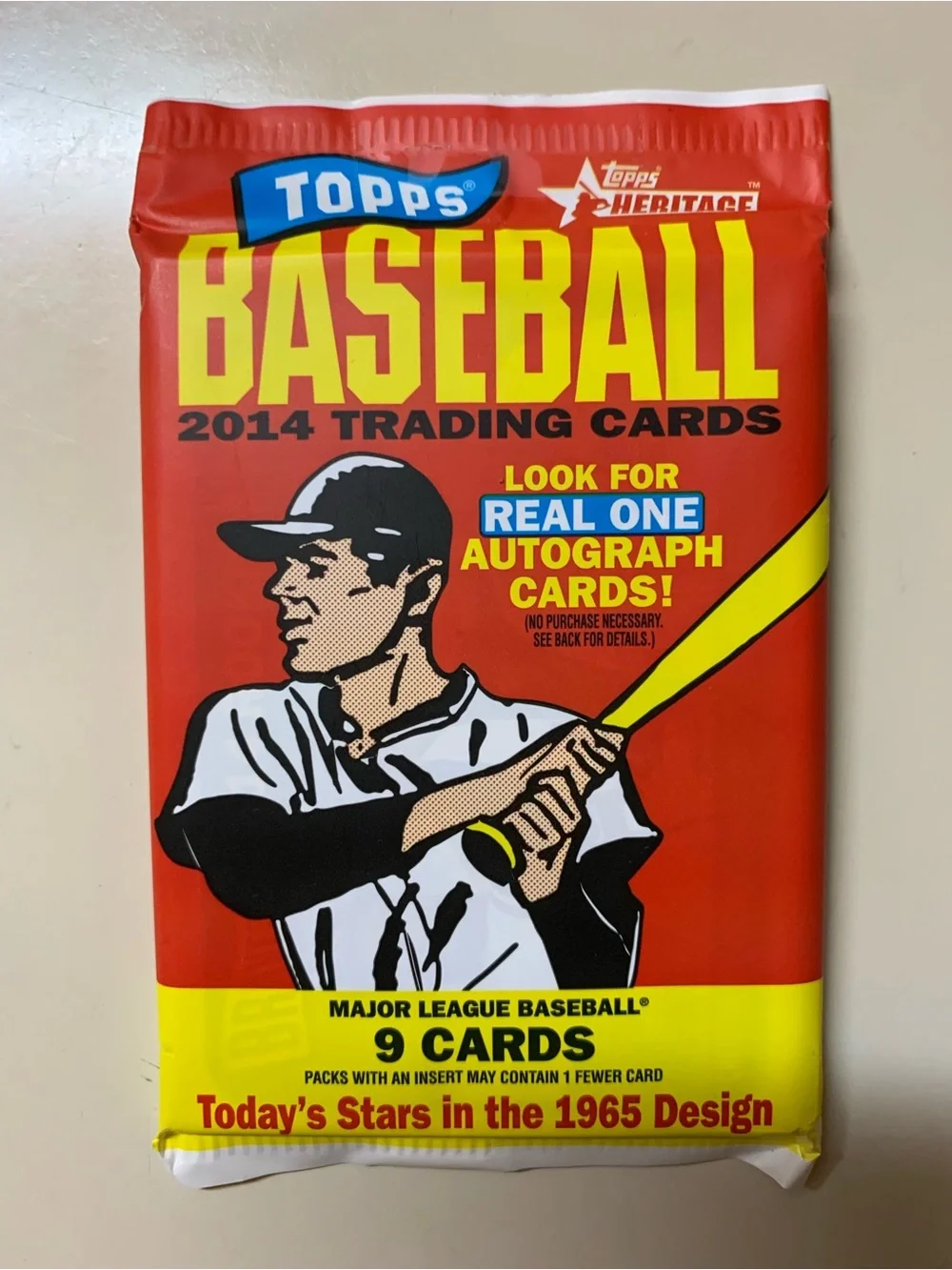2014 Topps Heritage Baseball Unopened Pack Lot (4 Packs) - Sealed Retail